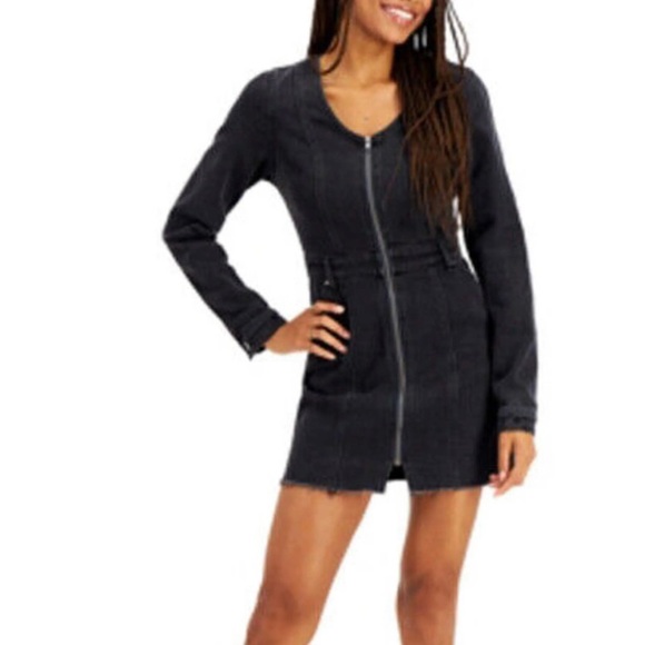 Tinsel Town Denim Dress - Picture 1 of 3